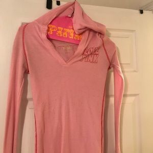 Pink hooded thermal
